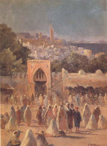Place du marche a Tanger (mk32)